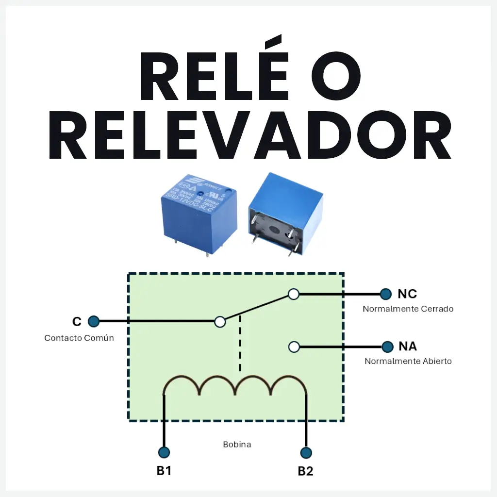 Relevador o Relé Qué es y Cómo Funciona