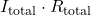 I_{\text{total}} \cdot R_{\text{total}}