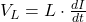 V_L = L \cdot \frac{dI}{dt}